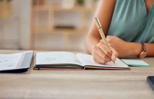 Writing in Notebook